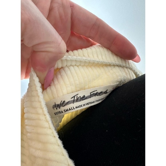 NWT Free People Covered in Corduroy Ivory Tunic size XS - Picture 8 of 9